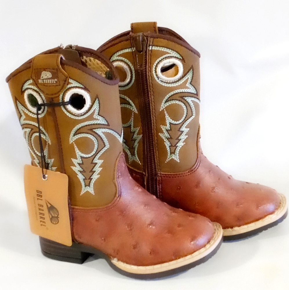 M&F Western Boy's Brant Double Barrel Toddler Boot